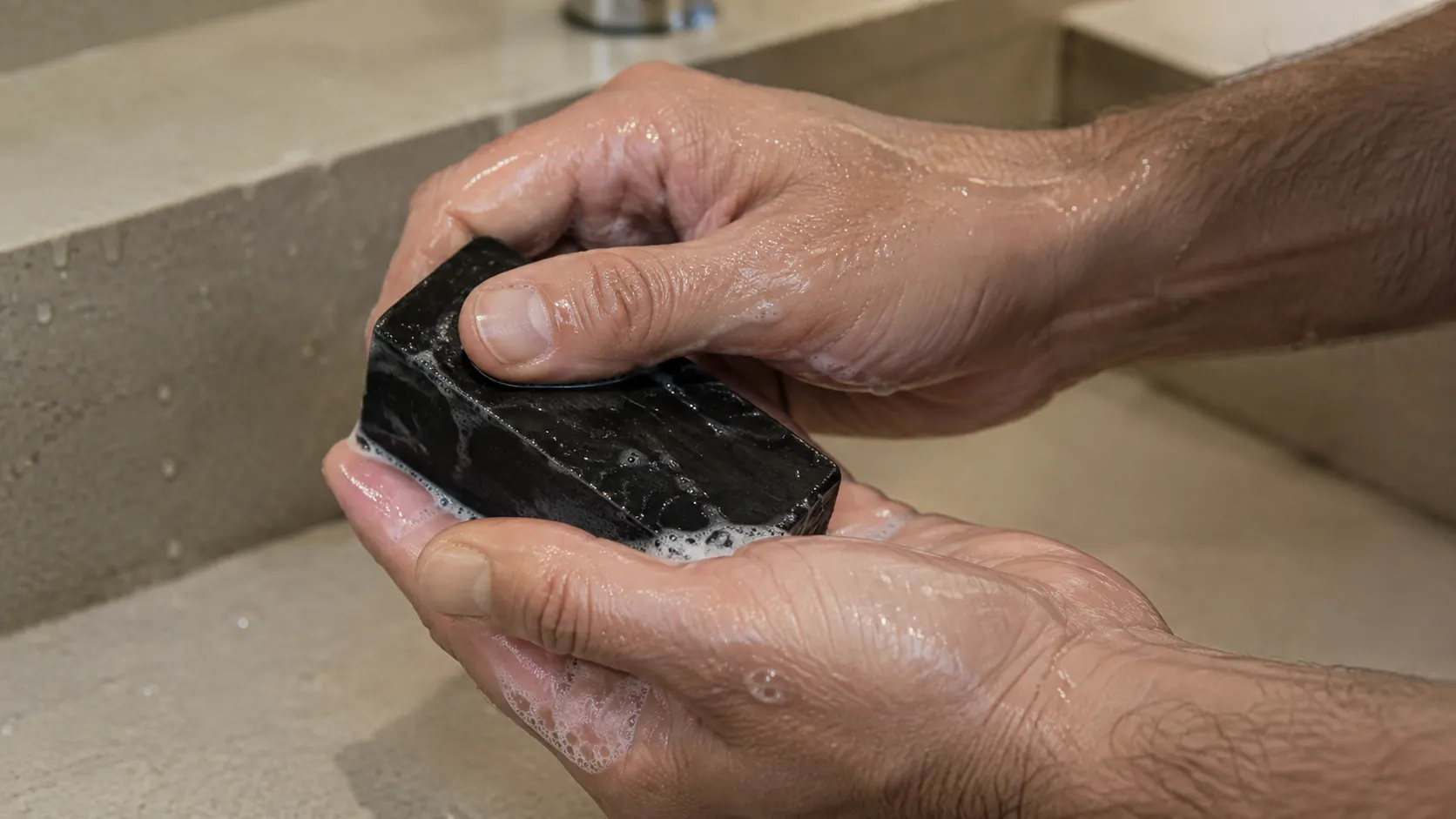 Peat Peat Soap / Cleansing Bar — topical application